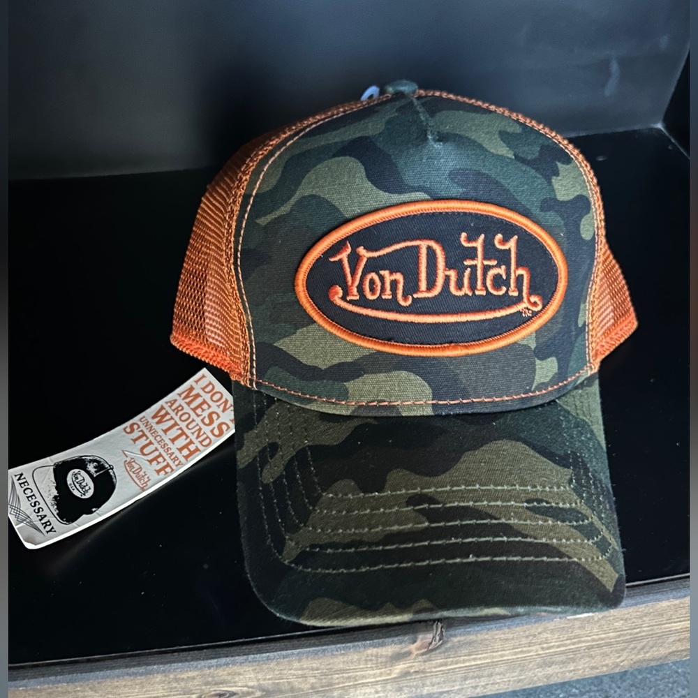 Brand new tags on Von Dutch Trucker Hat